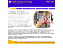 Tablet Screenshot of creativegroupmarketing.com